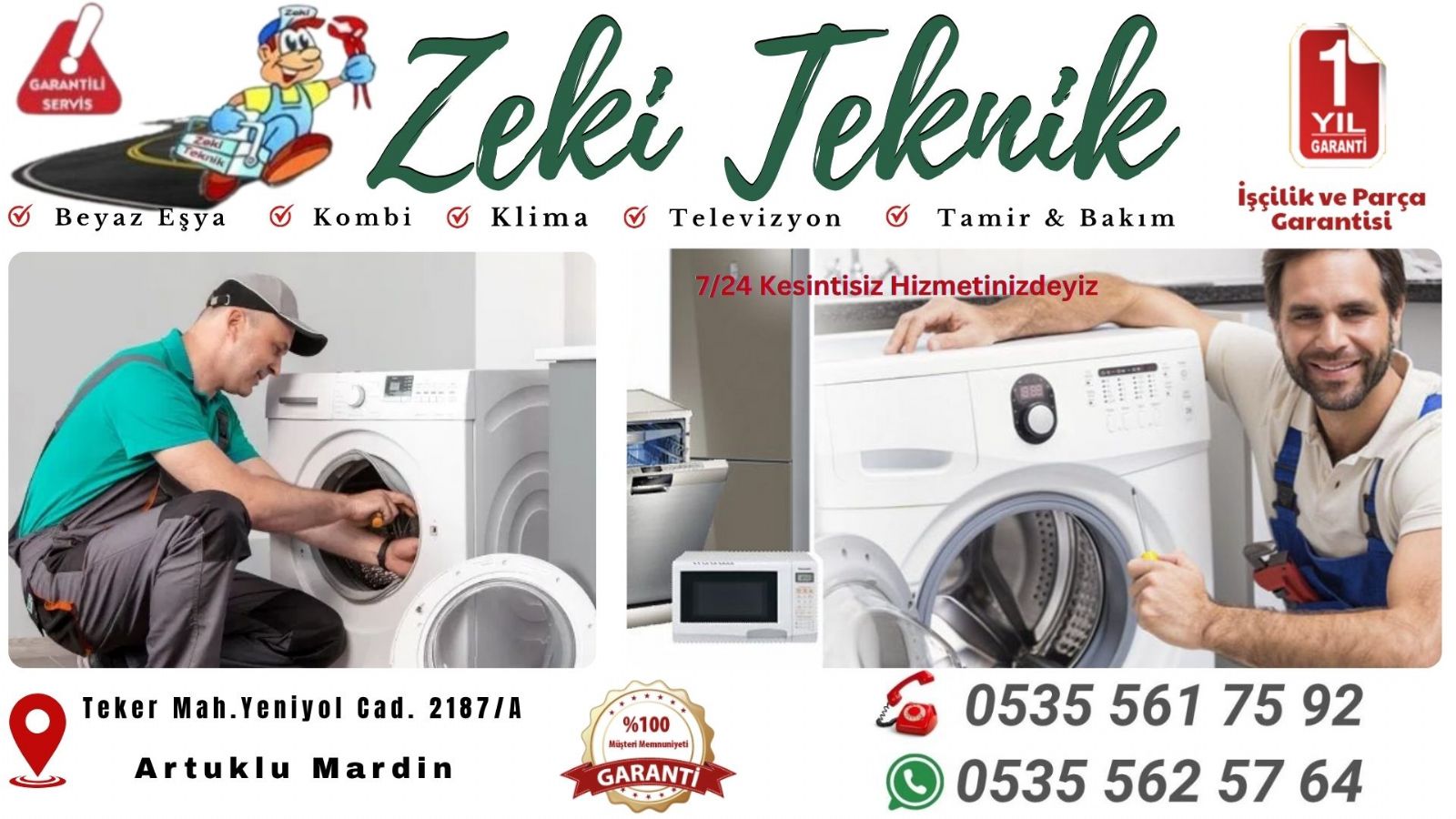 Artuklu Çamaşır Makinesi Tamircisi